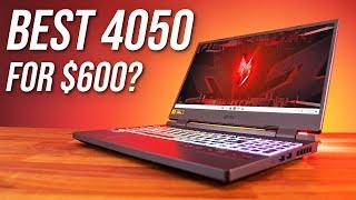 Fastest RTX 4050 Gaming Laptop for $600! Acer Nitro 5 Review