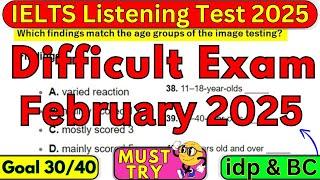 Hard IELTS LISTENING TEST 22 February 2025 With Answers | IELTS | IDP & BC