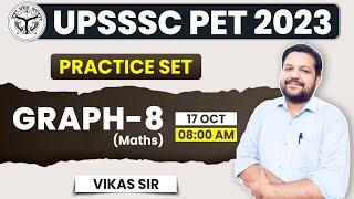 UPSSSC PET Exam 2023 | Maths Practice Set 8, Graph Practice Set, DI For PET, DI Maths By Vikas Sir