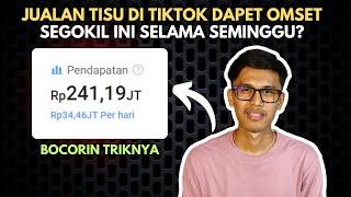 KONTEN TANPA WAJAH DURASI 14 DETIK BISA LARIS JUALAN TISU DI TIKTOK !