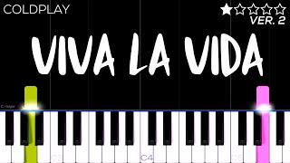 Coldplay - Viva La Vida | EASY Piano Tutorial