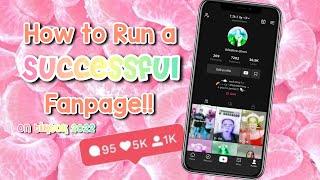 How to Run a Successful Fanpage on TikTok 2022!