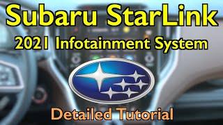 Subaru StarLink 2021 Infotainment Detailed Review & Tutorial: Tech Help