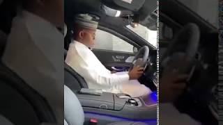 Watch Yahaya Bello, The Kogi State Governor Goofing Around In His Mercedes-Benz S Class