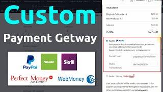 How to get Custom Payment Getway for Woocommerce | Paypal Custom Payment Getway for woocommerce