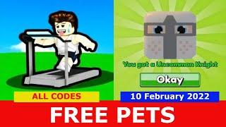 NEW UPDATE CODES [FREE PET] ALL CODES! Gym Tycoons! ROBLOX | 10 February 2022