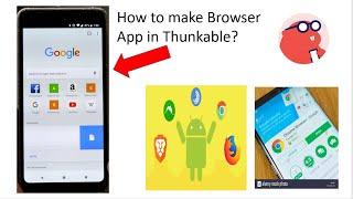 How to make a Browser app in Thunkable? | app | thunkable | how to make | browser | browser | easy |