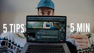 SMARTER & FASTER: 5 Editing Tips in 5 Min