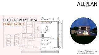 Planlayout in ALLPLAN 2024 | schneller & einfacher