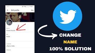 Not changing Twitter account name fix issue  |  right way to change twitter account name