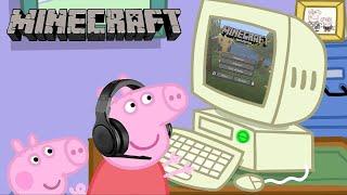 Свинка Пеппа играет в Mineсraft | Кром