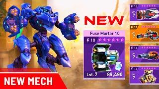 NEW MECH Lacewing & NEW WEAPON Fuse Mortar - Mech Arena