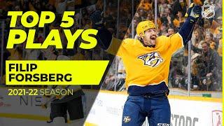 Top 5 Filip Forsberg Plays from 2021-22 | NHL