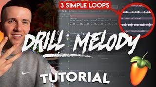 HOW TO EASILY MAKE DRILL MELODIES (UK Drill Melody Tutorial - FL Studio)