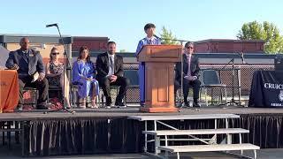 Amazing Middle School Graduation Speech 2022 (Chufu Her)