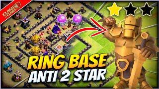 Th9 war base anti 2 star/Ring base w/ proof replays (Clash of Clans)