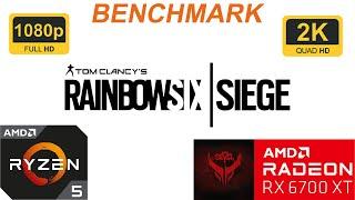 Rainbow Six Siege | PowerColor RX 6700 XT Red Devil | 1080p 1440p