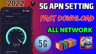 2022 apn 5g get speed 120 mbps using  one secret tricks | android phone apn Settings