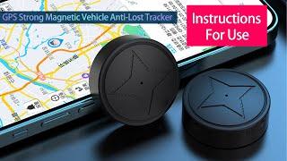 Tlsic GPS Strong Magnetic Vehicle Anti-Lost Tracker - How to use