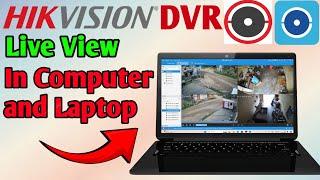 hikvision camera laptop me kaise connect kare // hikvision camera pc me kaise chalaye