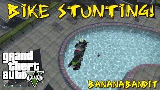 Bananabandit does some Bike stunting! - GTA V