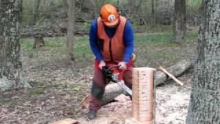 Kickback Demonstration by Chainsaw Instructor Joe Glenn