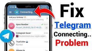 How To Fix Telegram Connecting Problem | Telegram Connecting Problem 2024