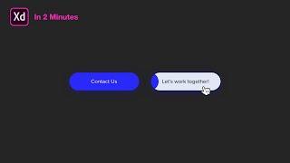 How to Create a Button Hover In 2 Minutes - Adobe XD Tutorial