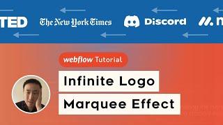 Infinite Logo Marquee Scroll Effect in Webflow | Tutorial