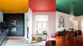 Ceiling Color Ideas and Inspiration. Painted Ceiling Design and Color Selection.