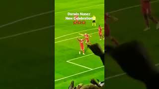 Darwin Nunez celebration goal vs Napoli  #shorts