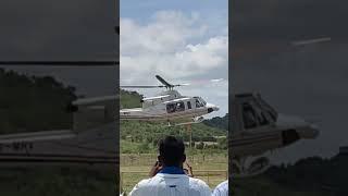 Helicopter Landing CM  Jagan Mohan Reddy coming to dhone#trending ##viral #travel #youtubeshorts