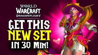 Get New Love Witch's Attire Transmog Set In 30 MINUTES! WoW Dragonflight | Trading Post Guide 10.2.5