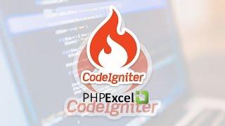 How to use PHPExcel with CodeIgniter?