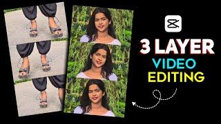 3 Layer Video Editing In Capcut | Instagram Trending Reels Editing | Capcut Video Editing