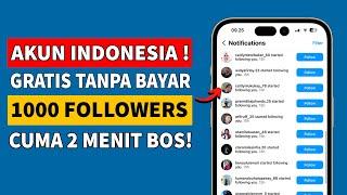 Followers Indonesia Gratis Cara Menambah Followers Instagram Gratis Tanpa Akun Tumbal
