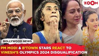 Vinesh Phogat's Paris Olympics 2024 disqualification: PM Modi, Alia Bhatt, Hema Malini REACT