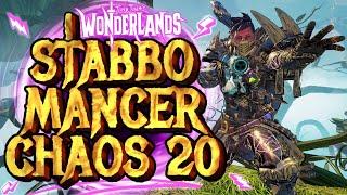 Wonderlands: Chaos 20 Stabbomancer/Spore Warden Crit Build! Best Chaos Chambers Build! (+Save)