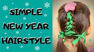 Stylish #Christmas #Hairstyle for Girls