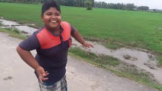 Village Funny Dance, Innocent Boy Dancing in the Road