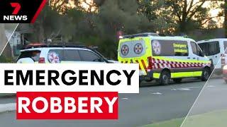 Armed man robs paramedics in St Marys | 7NEWS