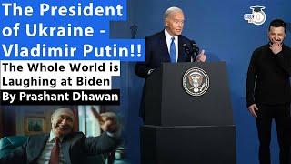 Viral video of Biden calling Putin the PRESIDENT OF UKRAINE | NATO Leaders Shocked