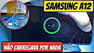 Samsung A12 Não carrega mesmo trocando conector de carga | Como Resolver