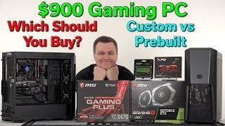 $900 Gaming PC Showdown — Ryzen 5 2600X vs i5-9400 — Custom vs Prebuilt — Which Should You Buy?