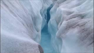 The Moulin - whirlpool plughole of the glacier