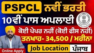 PSPCL New Recruitment 2025 Out|Punjab Govt Jobs Jan 2025|Punjab Jobs Jan 2025|Meet Academy