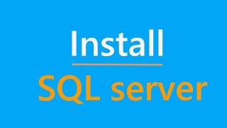 Install SQL server - Without Error (Proper Way)