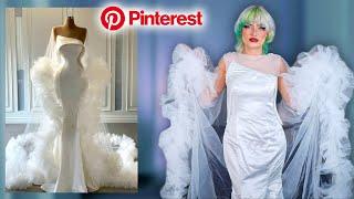 I ordered wedding dresses on Pinterest…