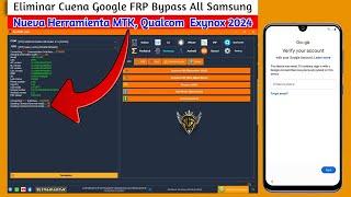 Eliminar Cuenta Google FRP Bypass All Samsung Google Lock Android 12/13/14 Nueva Tool 2024 Fail ADB