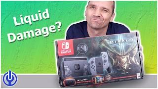 Nintendo Switch with SUGAR Damage??? Diablo 3  Special Edition